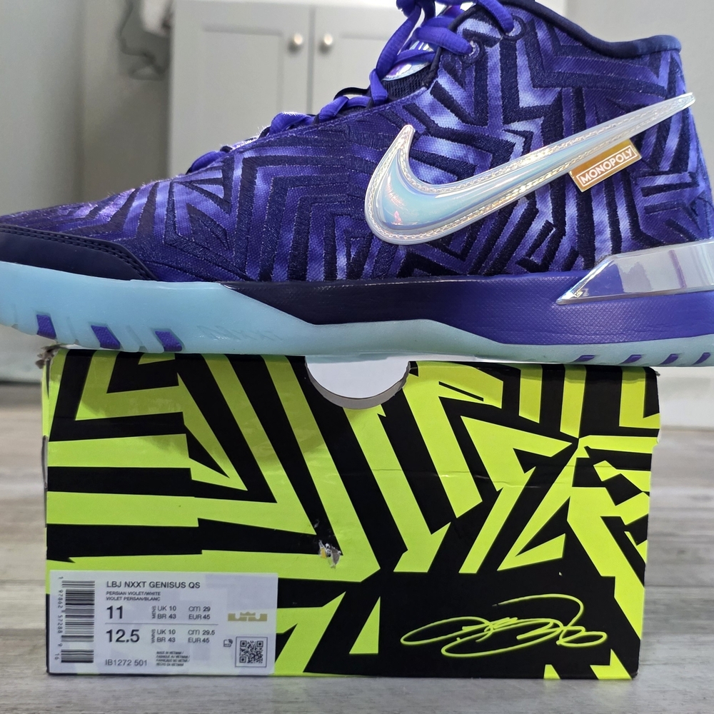 Nike LeBron NXXT Genesis Monopoly - Purple and Light Blue